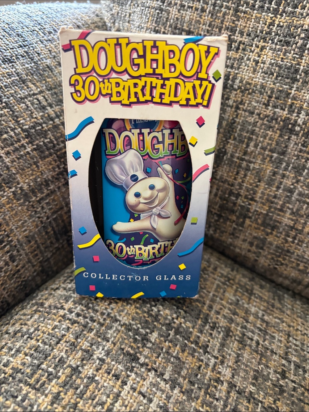 Doughboy 30th Birthday Collector Glass - Blue